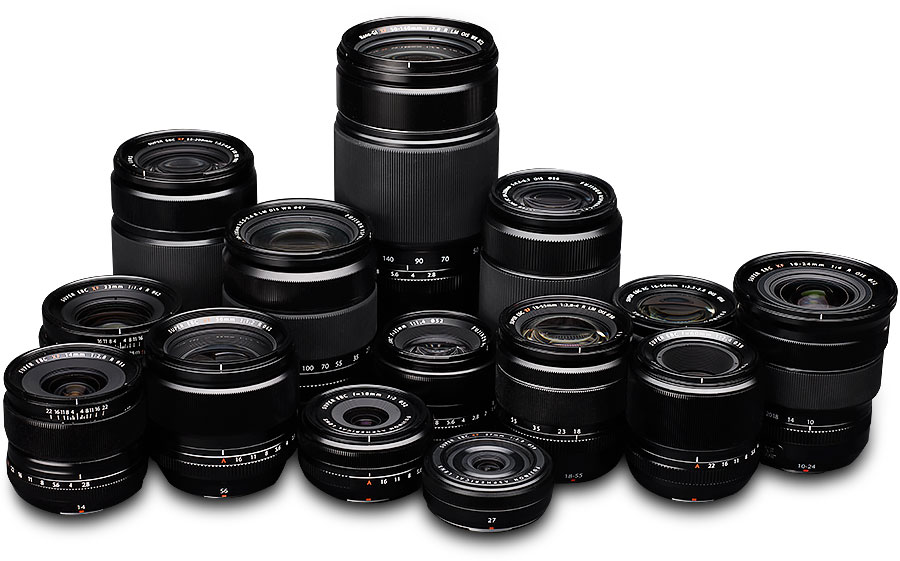 Complete list of Fuji prime lenses