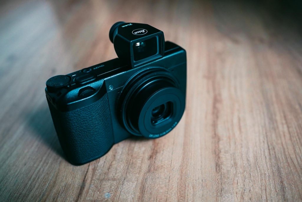 Ricoh GR III with external viewfinder