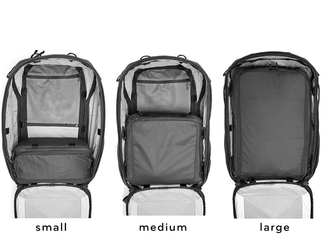 Peak Design Camera Cube Size Comparison
