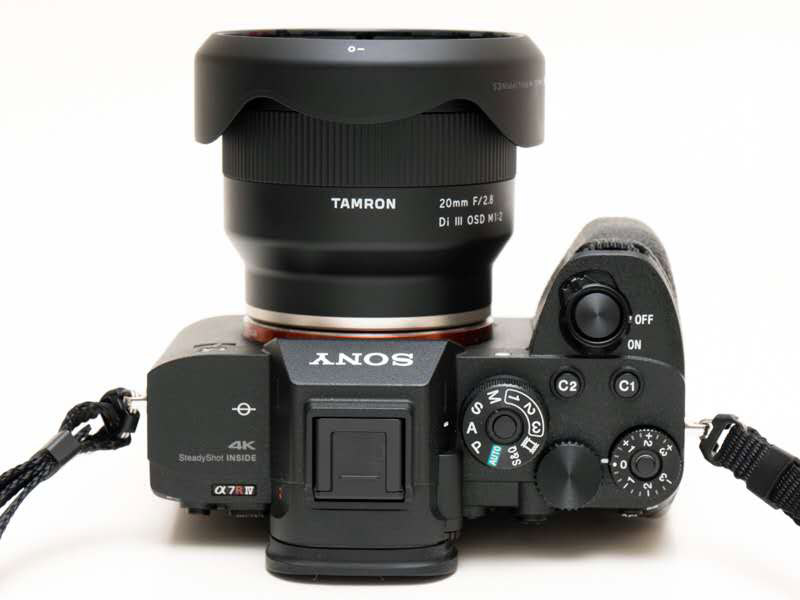 Tamron 20mm f/2.8 Macro Lens mounted on Sony A7RIV