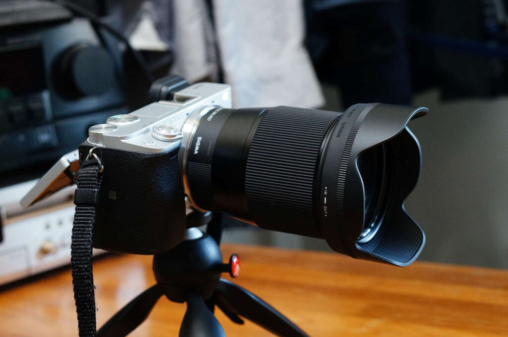 The Sigma 16mm f/1.4 DC DN on a Sony a6400