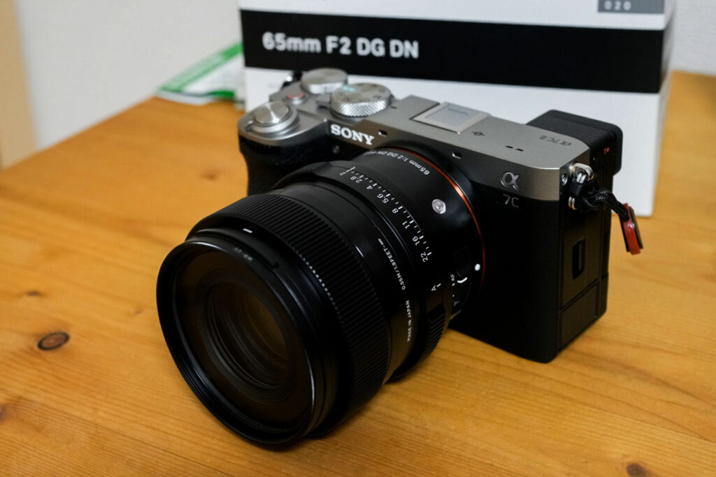Sigma 65mm f/2 on a Sony a7c2