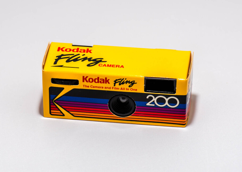 The Kodak Fling Disposable Camera that inspired the Kodak Charmera